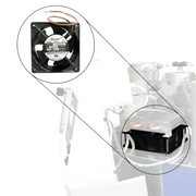 5L Concentrator Fan, Silver
