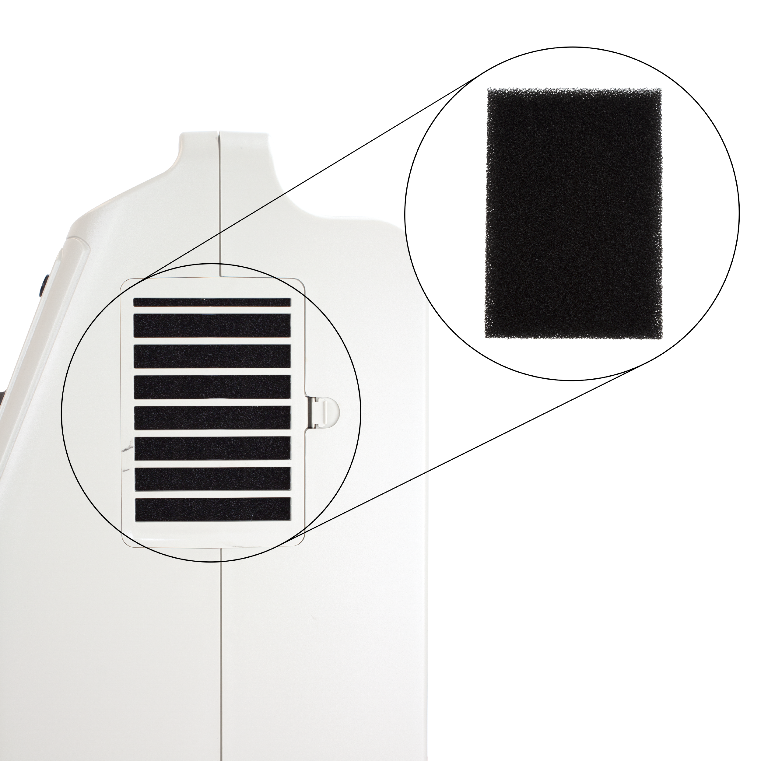 5L Concentrator Cabinet Filter, Black