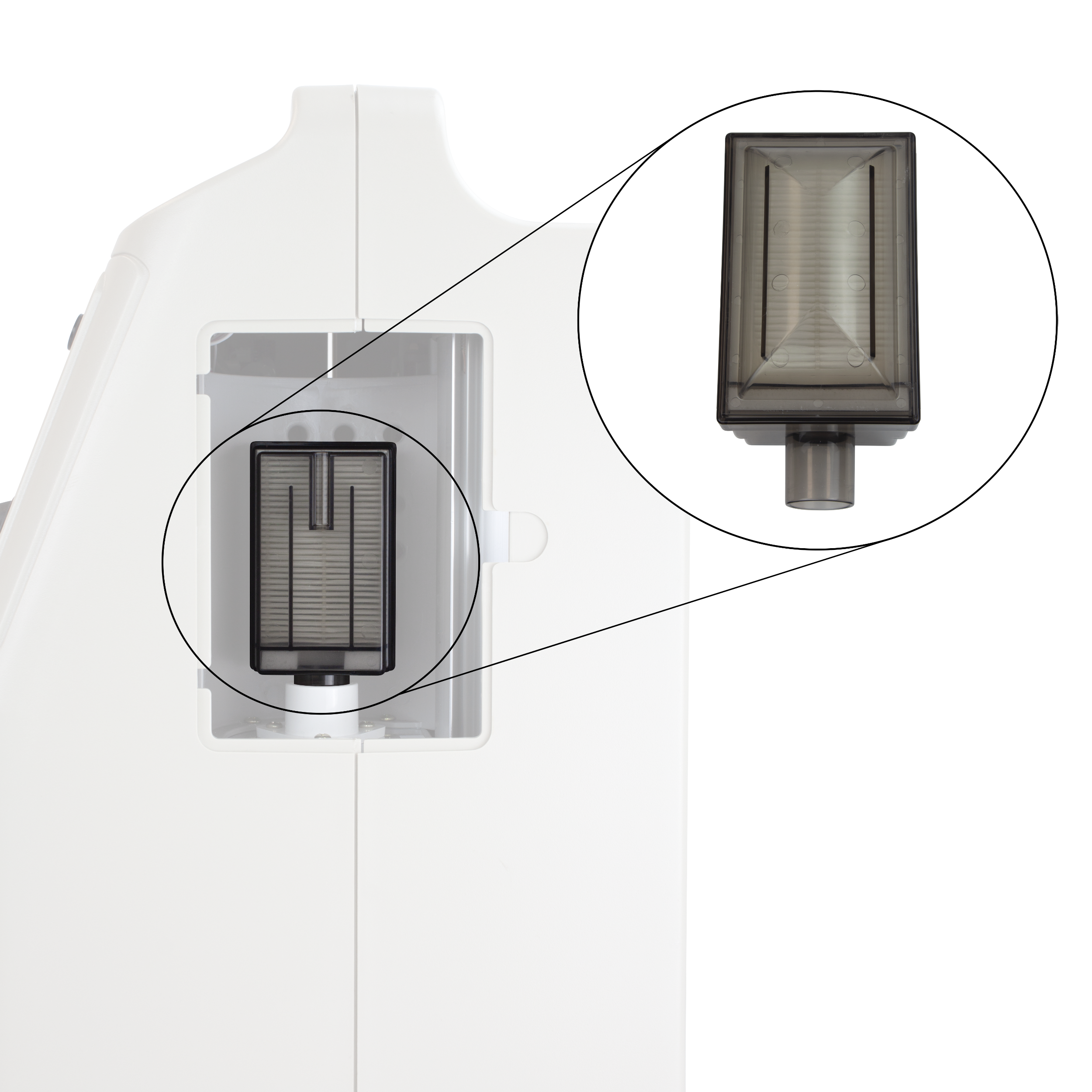 5L Concentrator Air Intake Filter, Grey