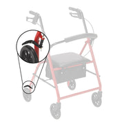 HD Rollator Brake Pad System, Black