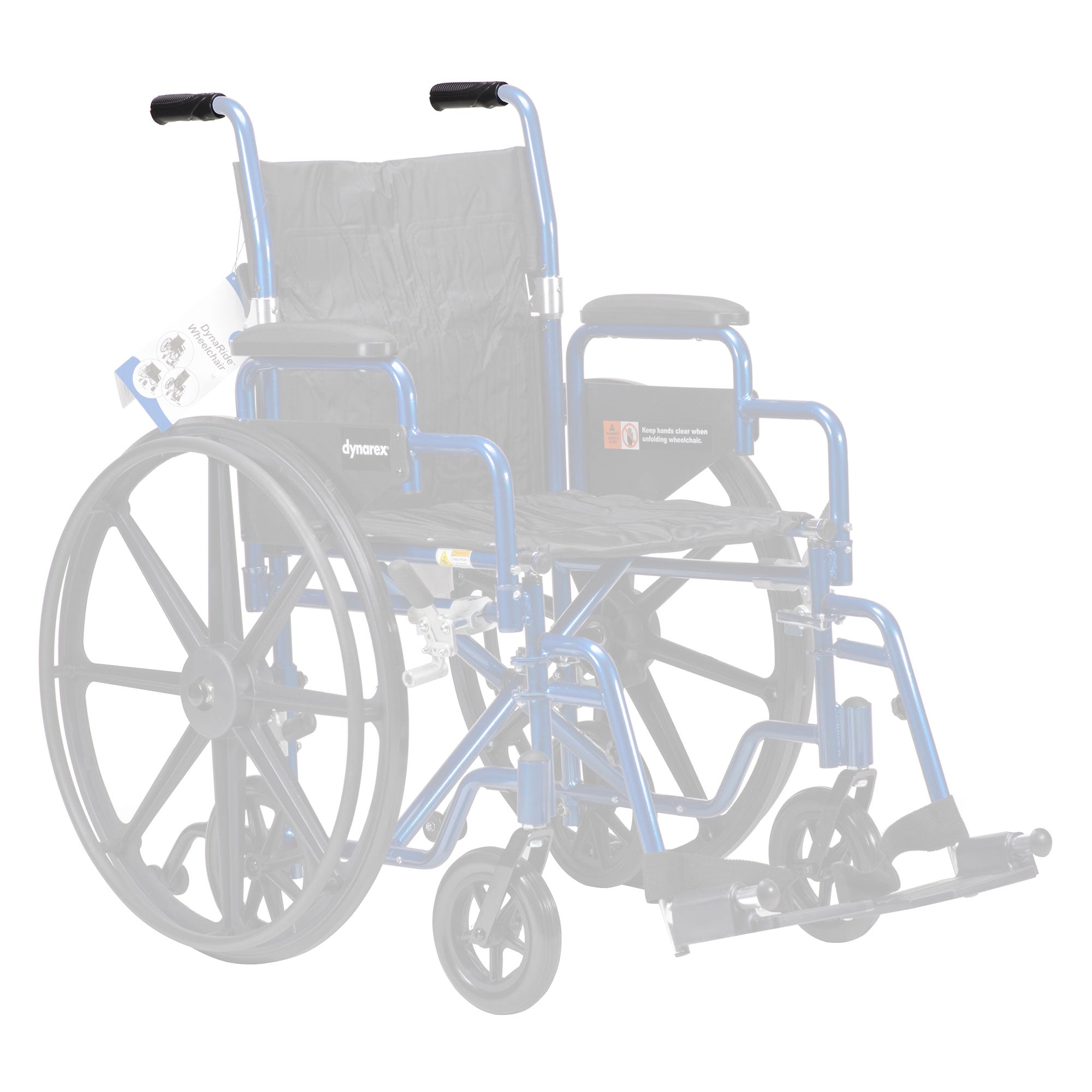 DynaRide Wheelchair Hand Grip (Pair), Black