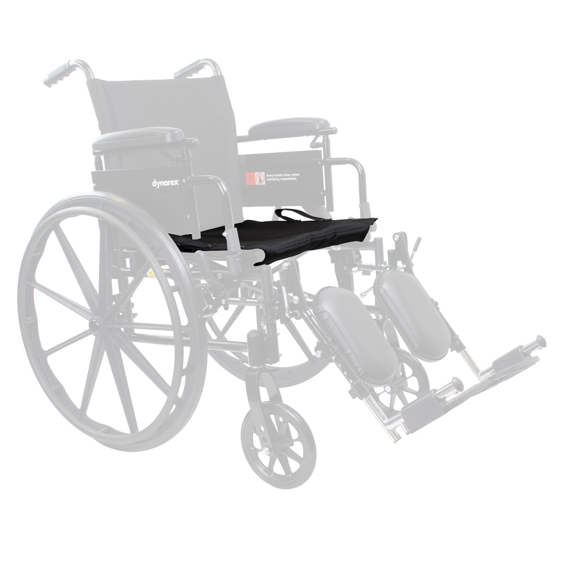 DynaRide S1 Series 18" Wheelchair Seat Upholstery, Black