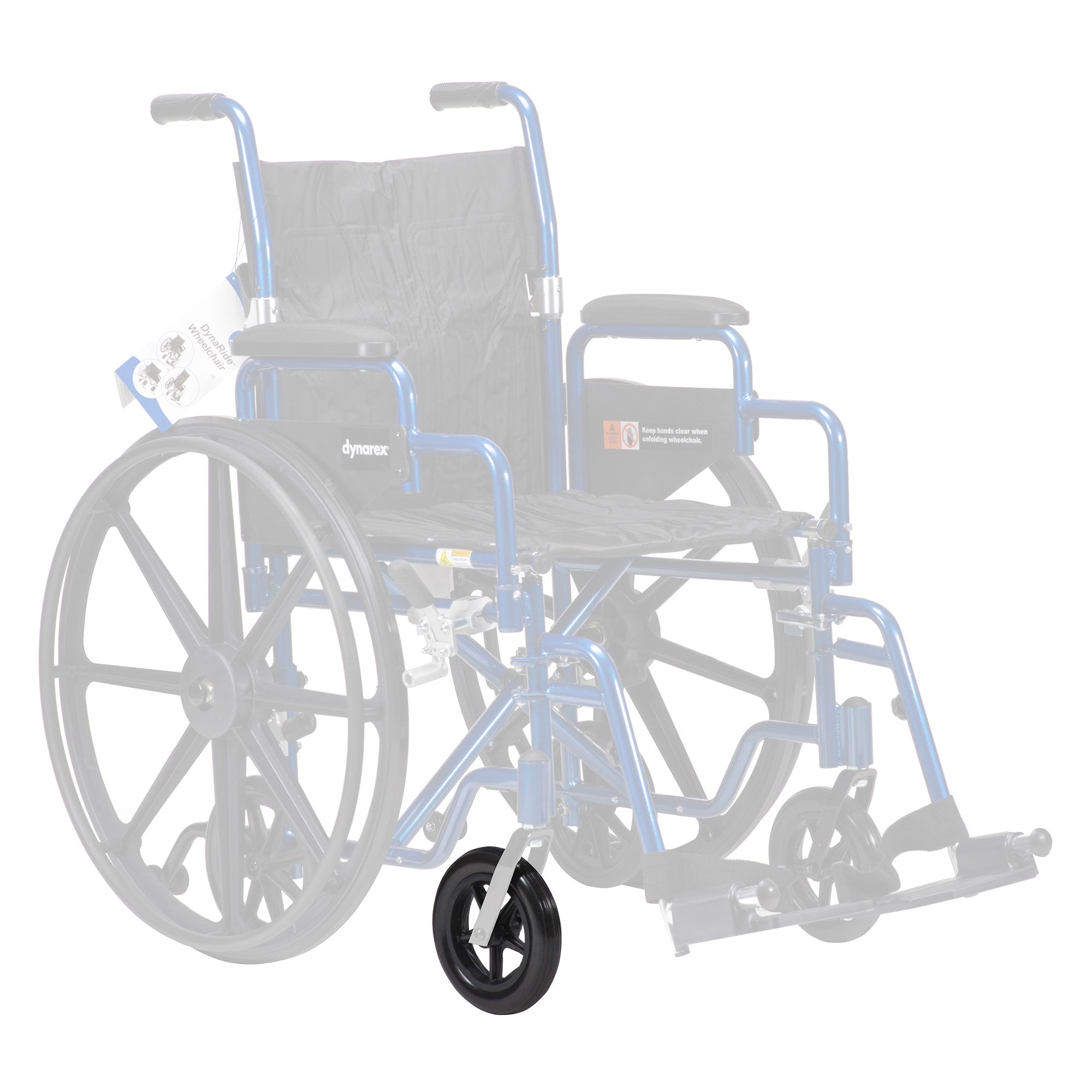 DynaRide S1 Wheelchair Caster, Black