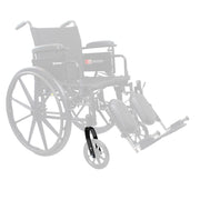 DynaRide S1 Wheelchair Fork, Black