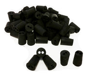 Stopper Rubber Black #0-2 hole