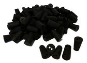 Stopper Rubber Black #00-2 hole