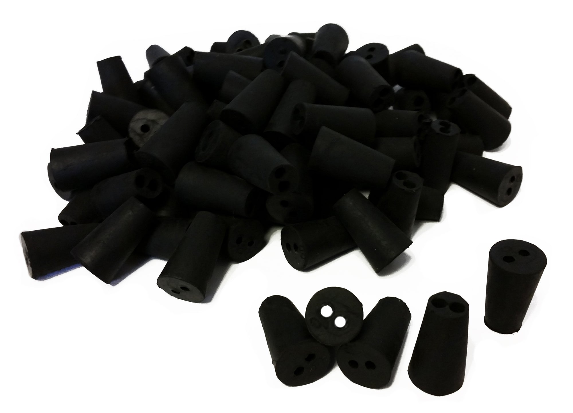 Stopper Rubber Black #00-2 hole