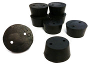 Stopper Rubber Black #10-2 Hole
