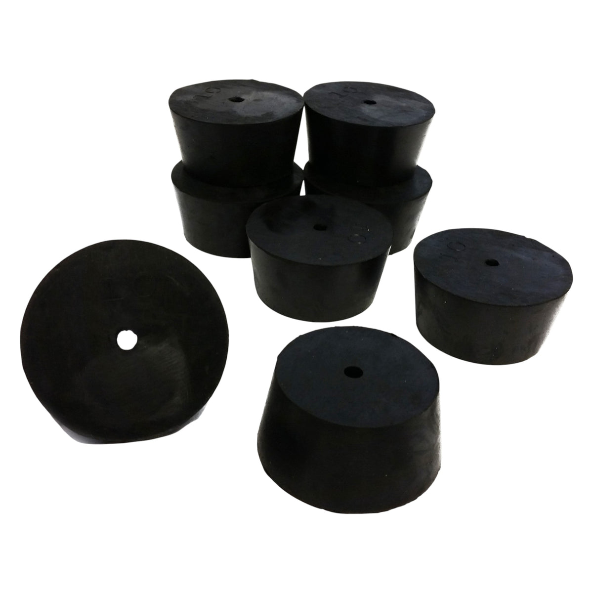Rubber Stoppers, #10.5, 1-Hole