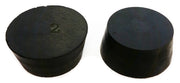 Stopper Rubber Black #12 Solid.