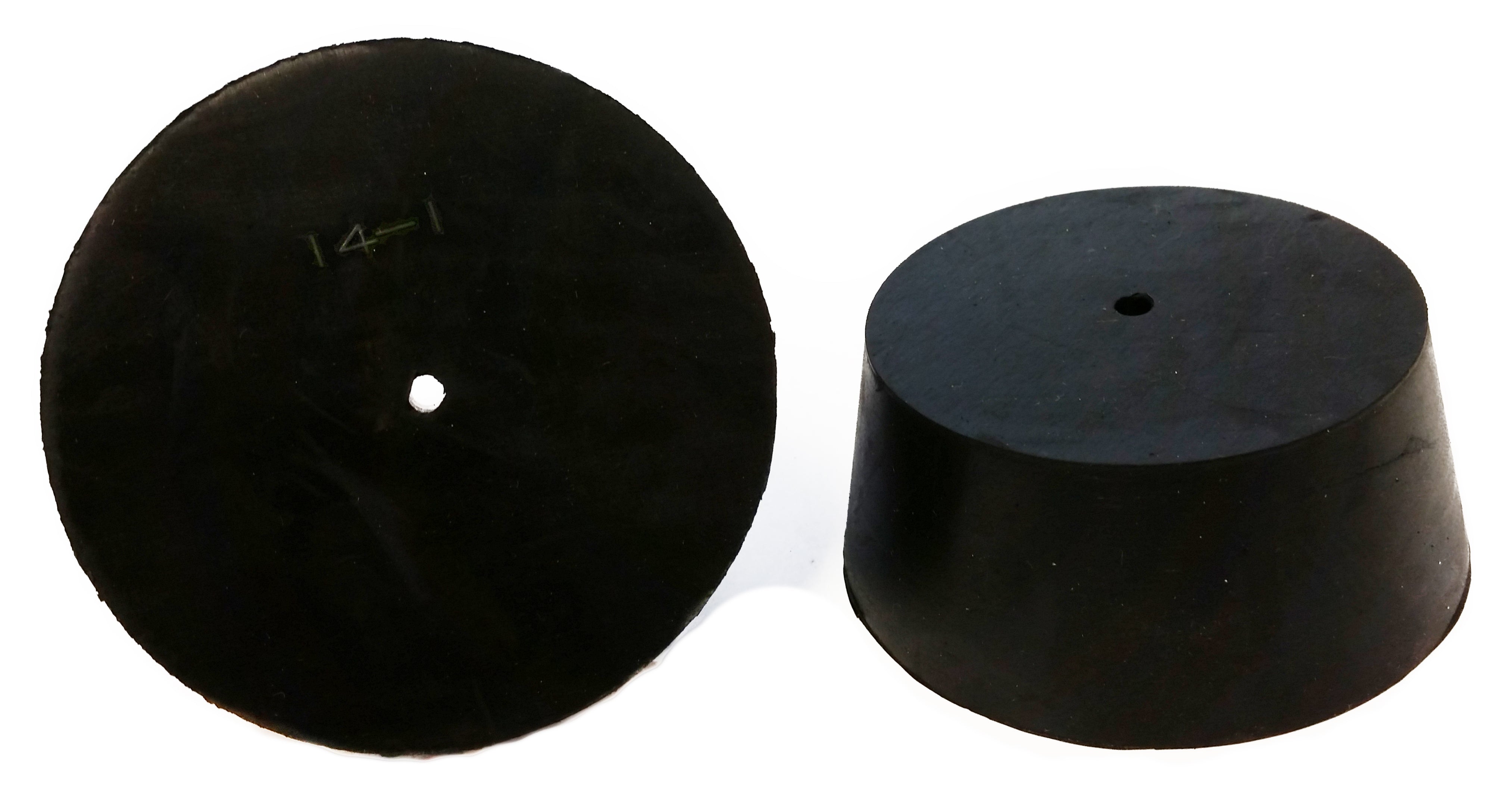 Stopper Rubber Black #14-1 Hole