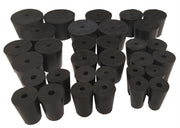 Stopper Rubber 1 Hole Assorted, 1 pound