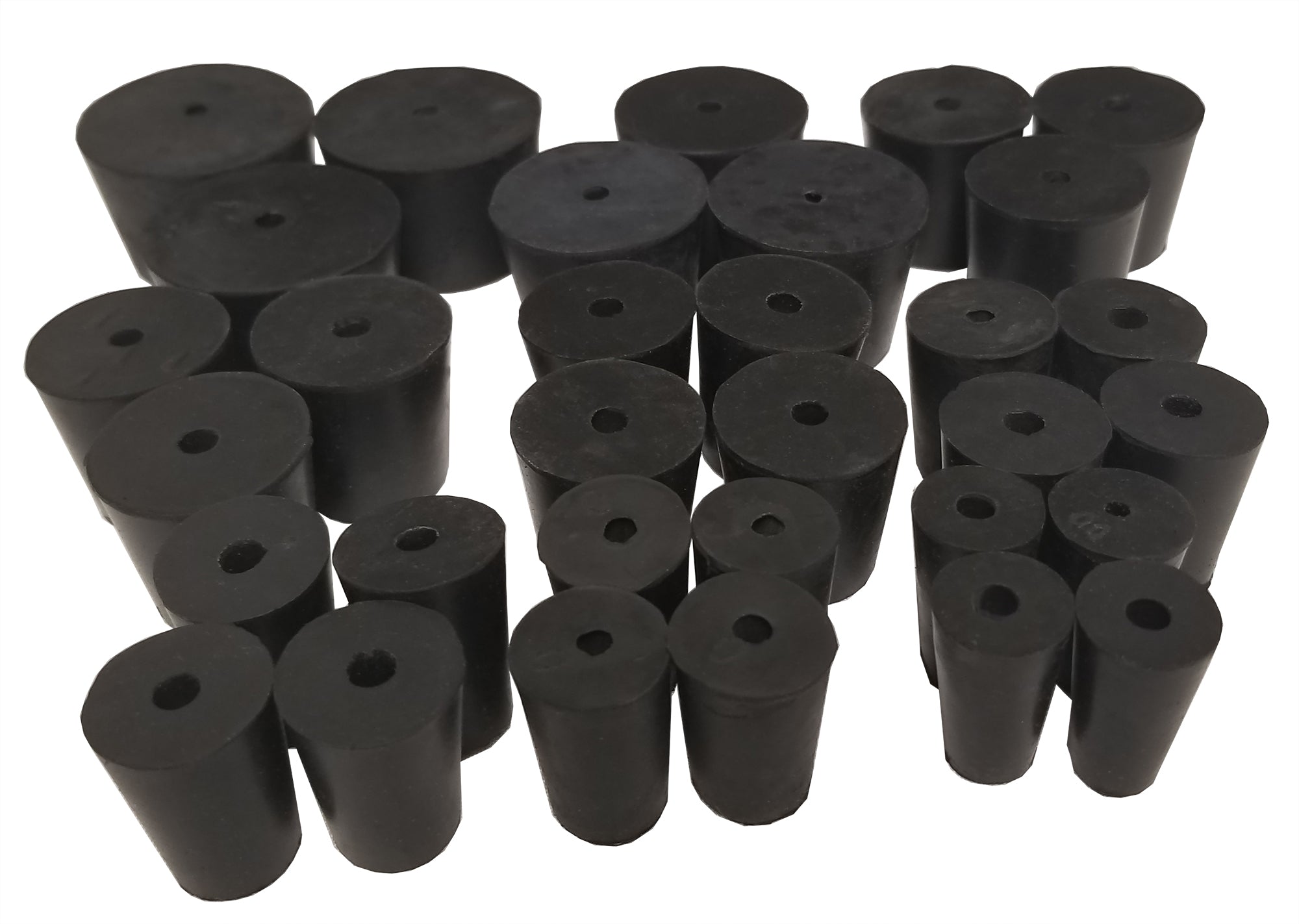 Stopper Rubber 1 Hole Assorted, 1 pound