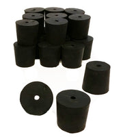 Stopper Rubber Black #5-1 Hole, 1 pound