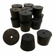 Stopper Rubber Black #6 Solid