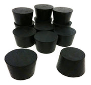 Stopper Rubber Black #8 Solid