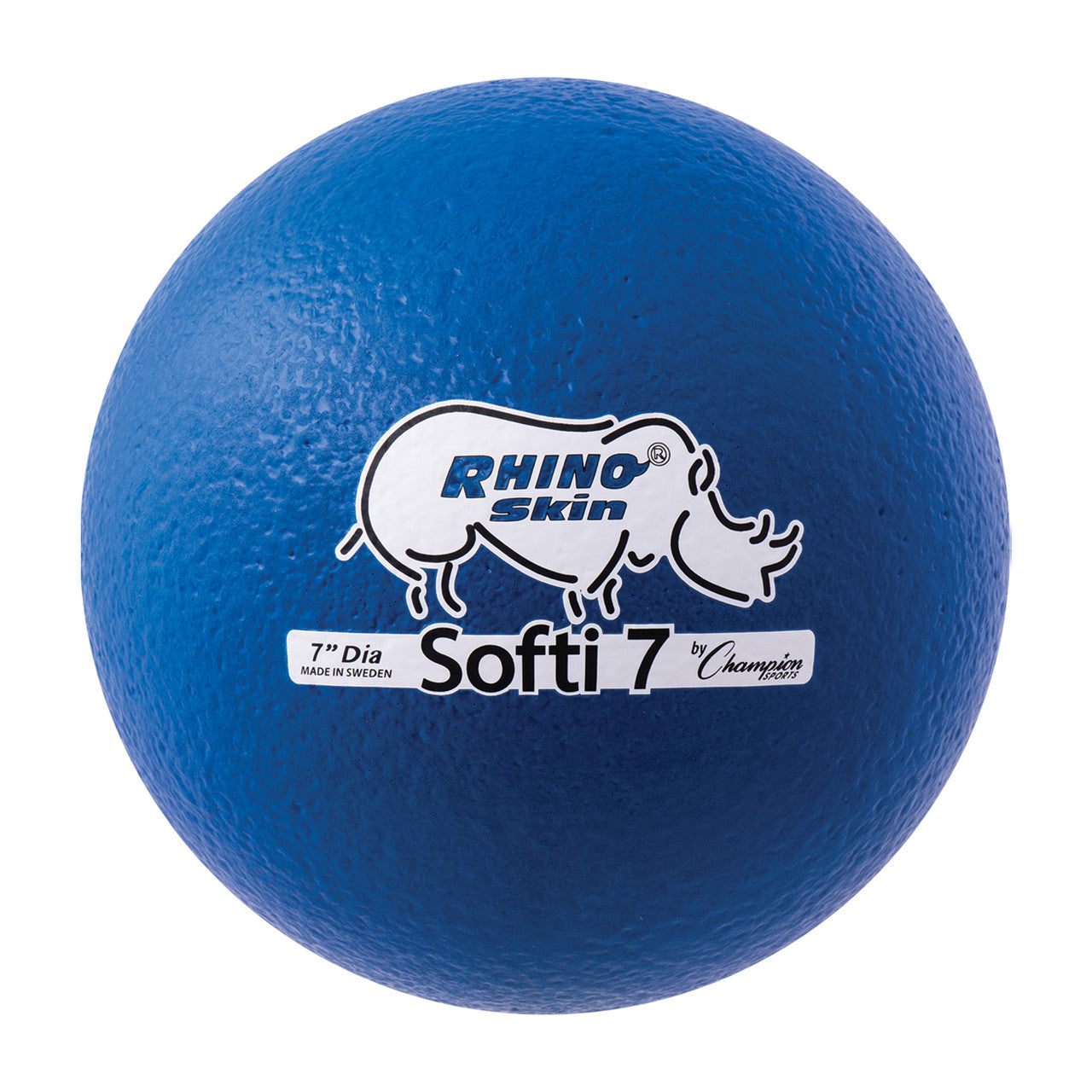 7" Rhino Skin Softi Low Bounce Foam Ball Blue