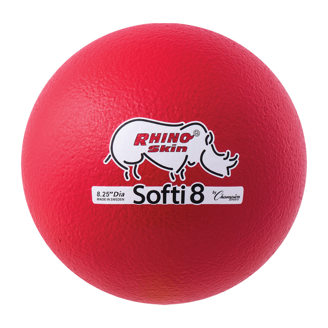 8.25" Rhino Skin Low Bounce Softi Foam Ball Red