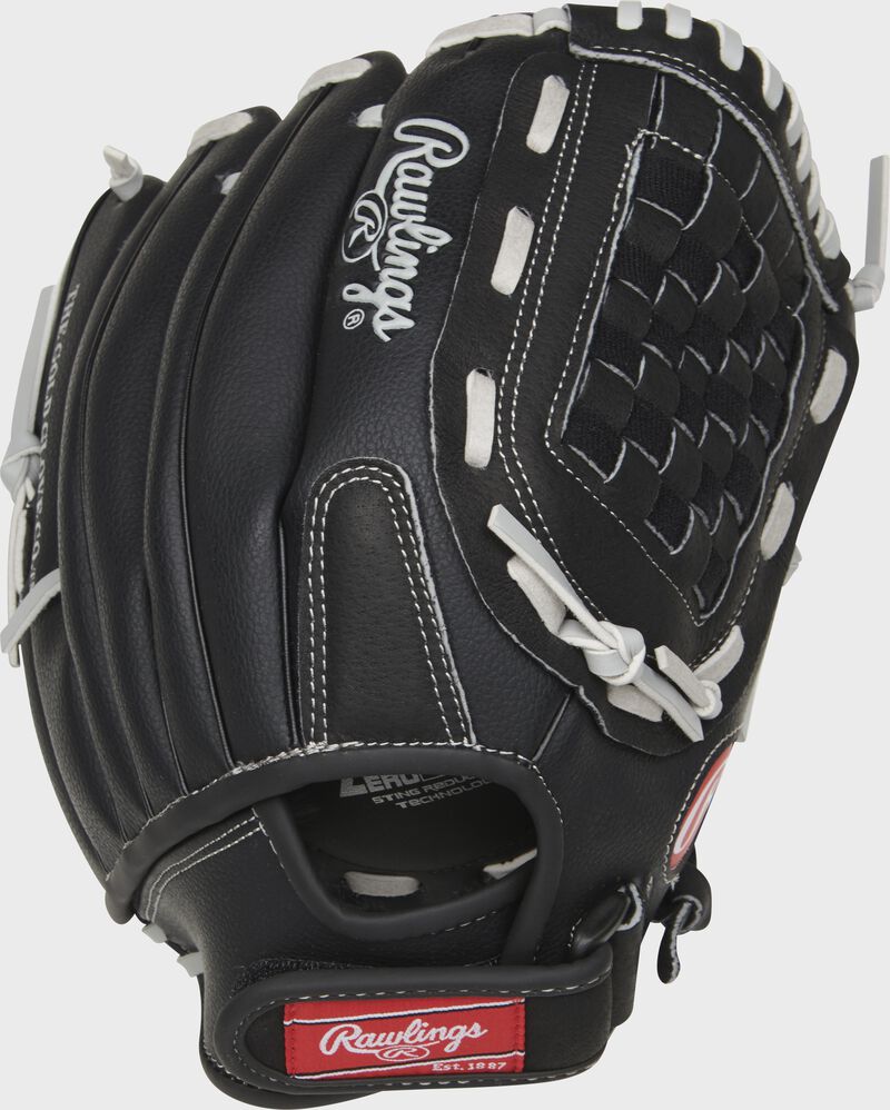 Rawlings Rsb Softball Series 12-Inch Softball Glove - Left Hand Thrower - Gray/Black