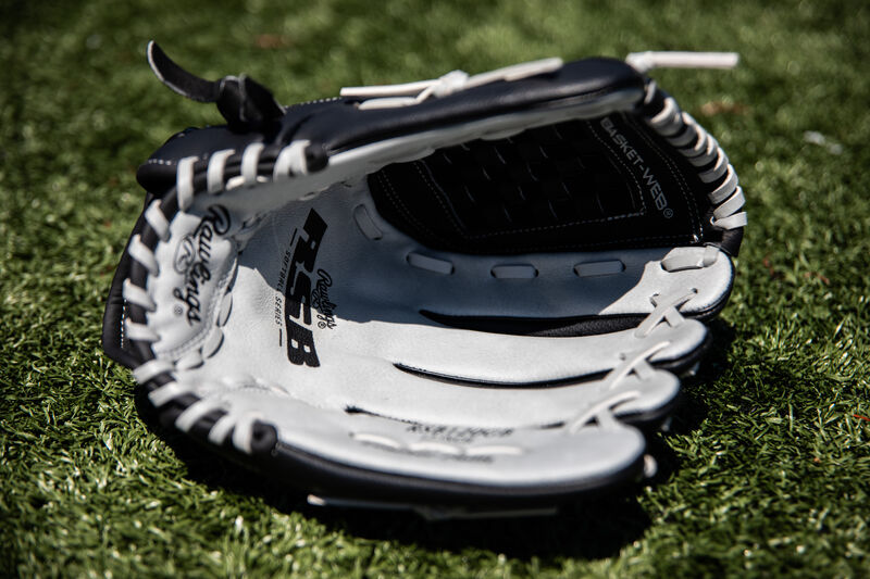 Rawlings Rsb Softball Series 12-Inch Softball Glove - Left Hand Thrower - Gray/Black