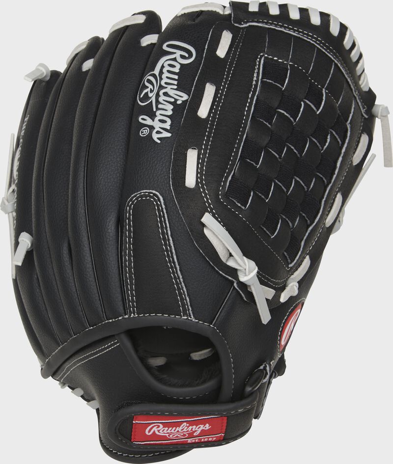 Rawlings Rsb Softball Series 13-Inch Softball Glove - Left Hand Thrower - Gray/Black