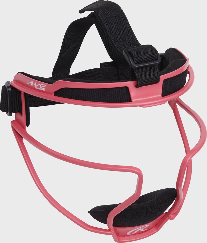 Rawlings Hi-Viz Youth Softball Fielders Mask - Pink