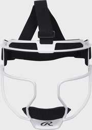 Rawlings Hi-Viz Youth Softball Fielders Mask - White