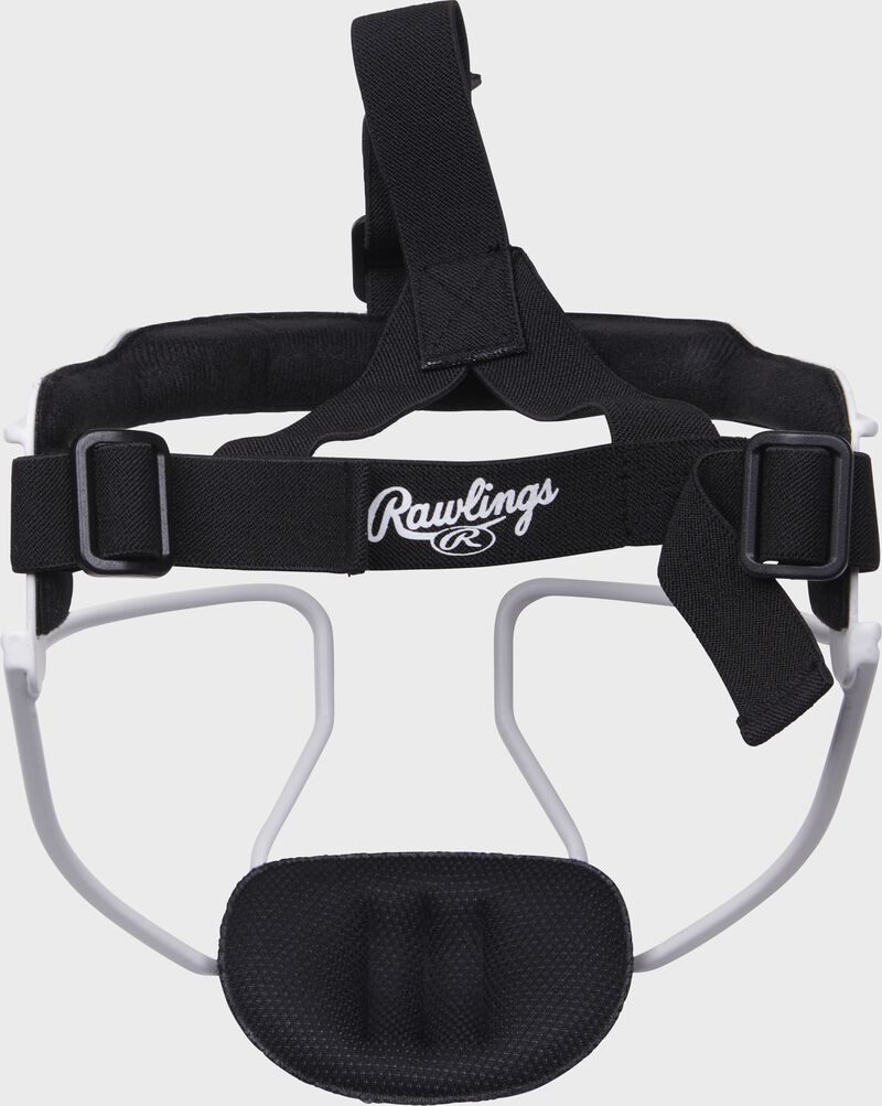 Rawlings Hi-Viz Youth Softball Fielders Mask - White