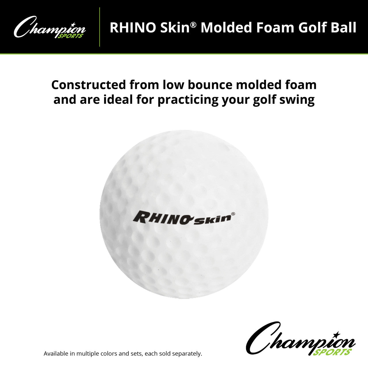 Rhino Skin® Molded Foam Golf Ball
