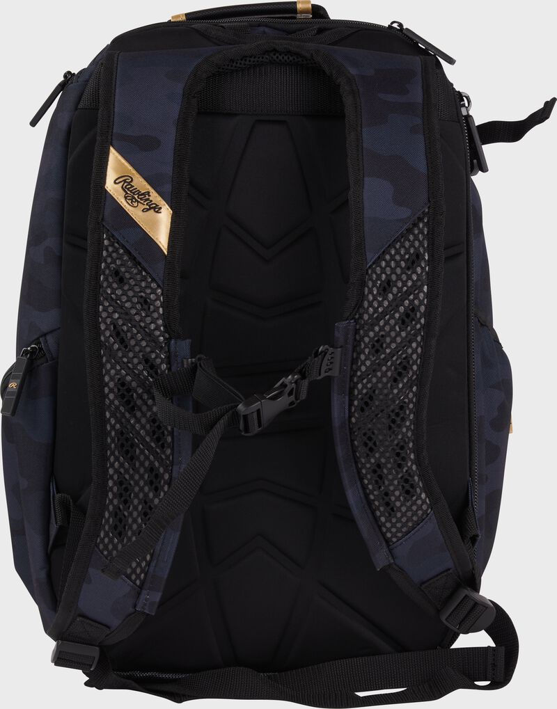 Rawlings Gold Collection Utility Backpack - Black/Camo