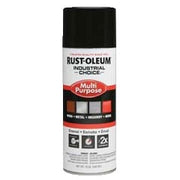Spray Paint, 1600, Industrial, 12 oz, Aerosol, Spray Black