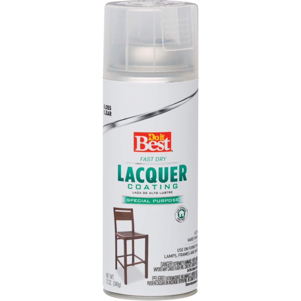 11 Oz. Clear High Gloss Spray Lacquer