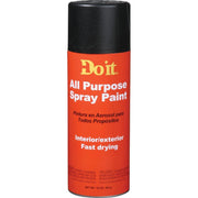 10 Oz. Flat All Purpose Spray Paint, Black