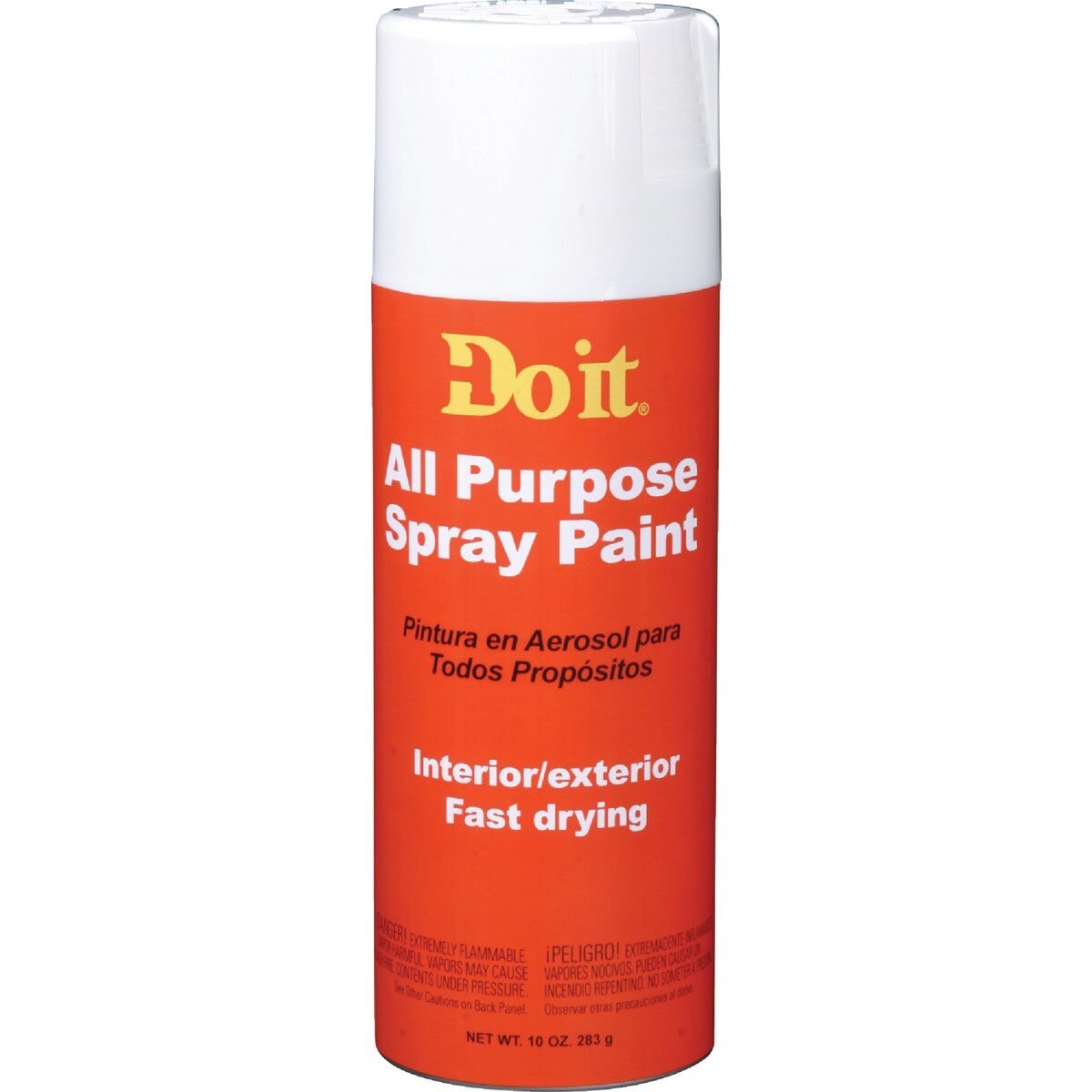 10 Oz. Flat All Purpose Spray Paint, White