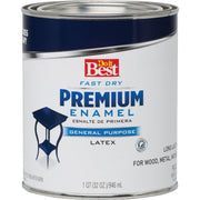 Fast Dry Acrylic Latex Gloss Premium Enamel, Navy Blue, 1 Qt.