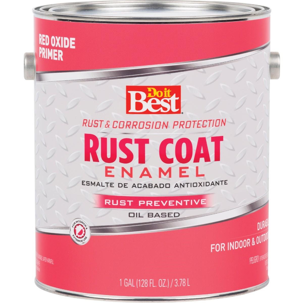 Rust Coat Enamel Primer, Red Oxide, 1 Gal.