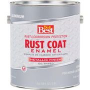 Rust Coat Oil-Based Gloss Enamel, Aluminum, 1 Gal.