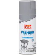 Premium Enamel 12 Oz. Gloss Spray Paint, Medium Gray