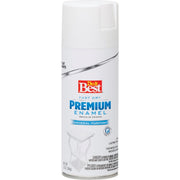 Premium Enamel 12 Oz. Flat Spray Paint, White
