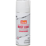 Rust Coat Enamel Gloss White 12 Oz. Anti-Rust Spray Paint