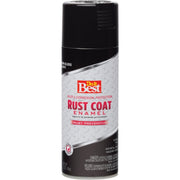 Rust Coat Semi-Gloss Black 12 Oz. Anti-Rust Spray Paint