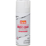Rust Coat Gloss Semi-Gloss White 12 Oz. Anti-Rust Spray Paint