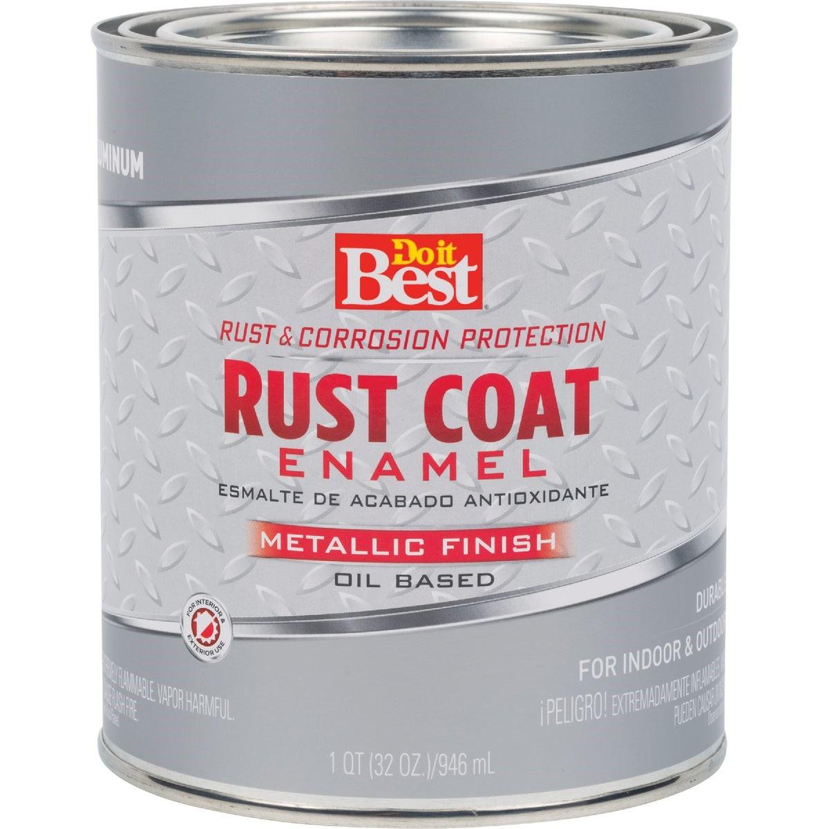 Rust Coat Oil-Based Gloss Enamel, Aluminum, 1 Qt.