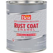 Rust Coat Oil-Based Gloss Enamel, Aluminum, 1 Qt.