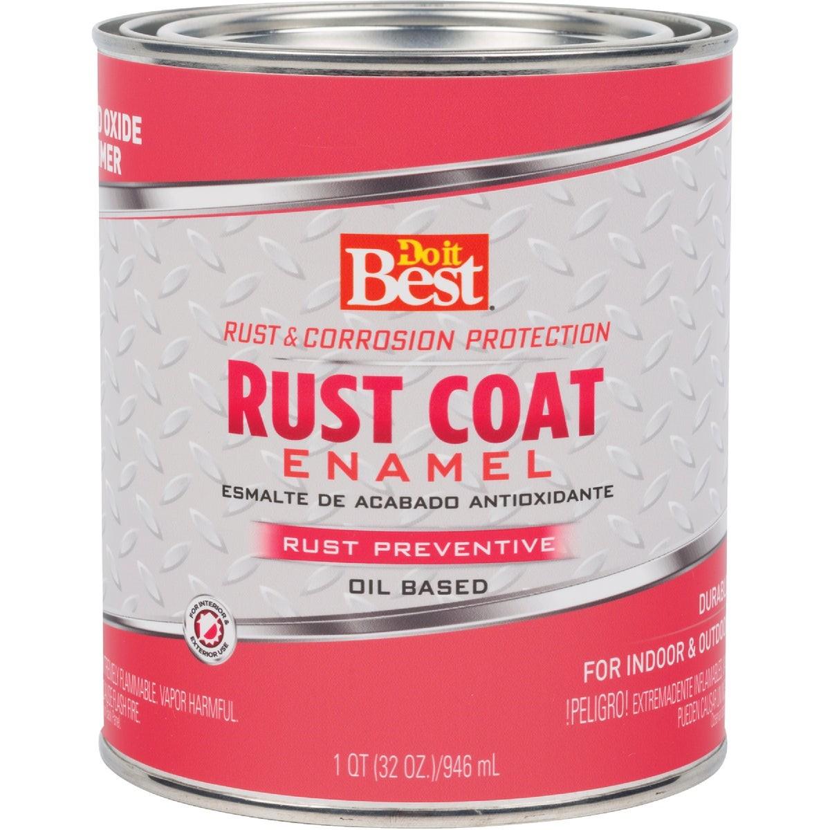 Rust Coat Enamel Primer, Red Oxide, 1 Qt.