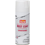 12 oz. White Rust Coat Enamel