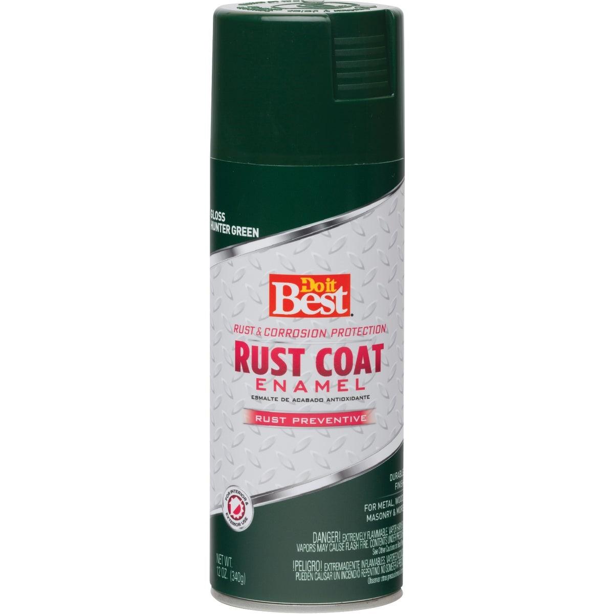 Rust Coat Gloss Hunter Green 12 Oz. Anti-Rust Spray Paint