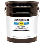 Striping Paint, Traffic Marking, 5 gal, White, Flat