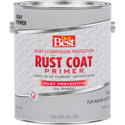 Rust Coat Enamel Primer, Gray, 1 Gal.