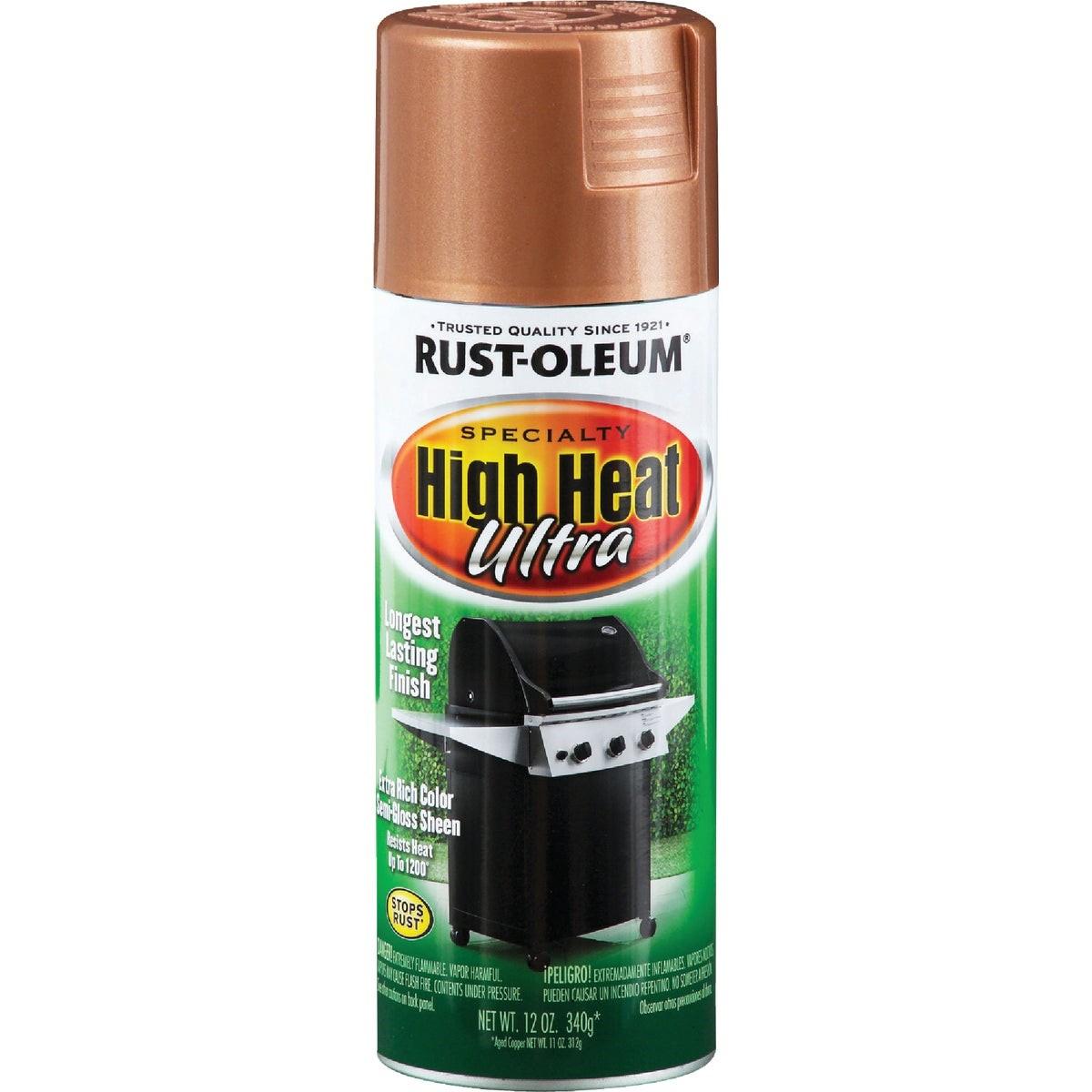 Rust-Oleum Semi-Gloss Aged Copper 12 Oz. High Heat Spray Paint